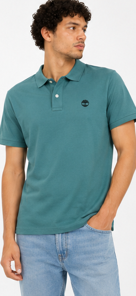 Timberland Teal Polo Shirt view 5