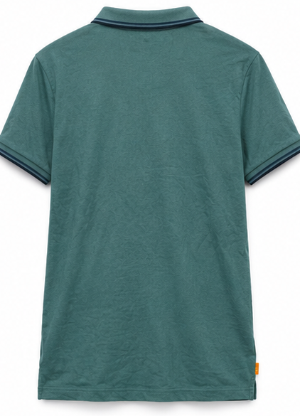 Timberland Dark Teal Tipped Polo Shirt view 3