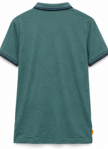 Timberland Dark Teal Tipped Polo Shirt view 3