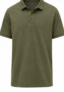 H&M Olive Classic Polo Shirt - product detail