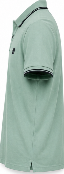 Timberland Mint Green Tipped Polo Shirt view 2