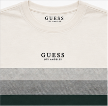 GUESS White / Dark Green Men's T-Shirt – Style 090