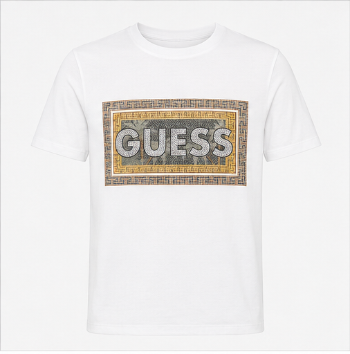 GUESS White Men's T-Shirt – Style 089