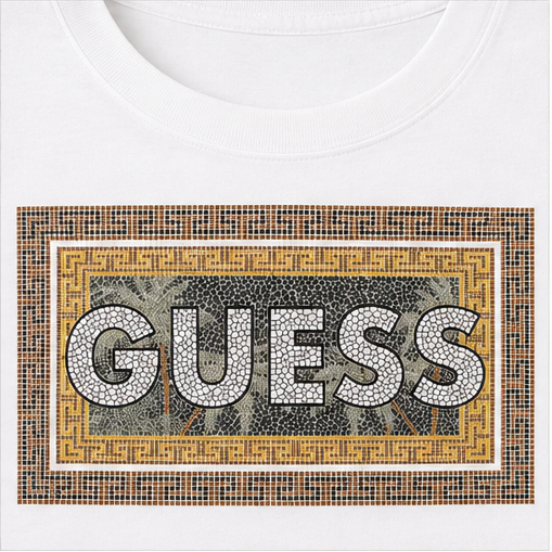 GUESS White Men's T-Shirt – Style 089