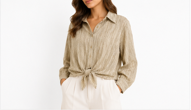 Hobz Blouse 010010- Beige