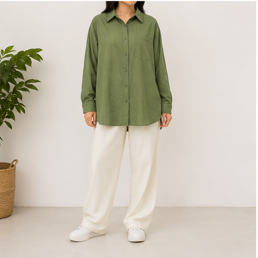 Hobz Blouse 1575- Green
