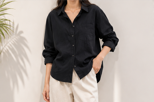 Hobz Blouse 1575- Black