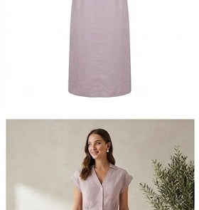 Hobz Dress 1690- Light Pink