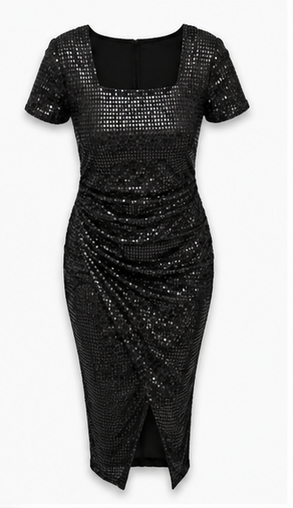 Hobz Dress 20852- Black