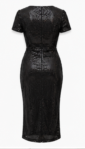 Hobz Dress 20852- Black