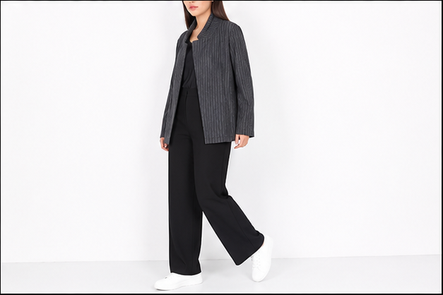 Hobz Formal Jacket 90005- Charcoal