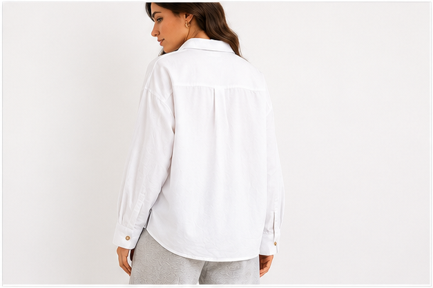 Hobz Blouse 1644 - White