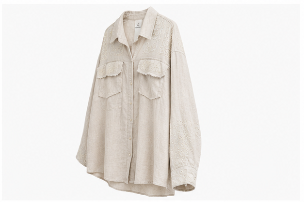 Hobz Shirt 11343- Cream