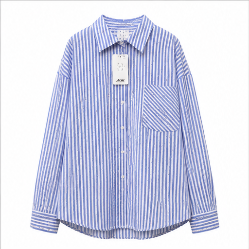 Hobz Blouse 30284- Blue