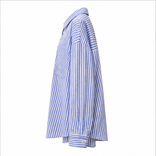 Hobz Blouse 30284- Blue
