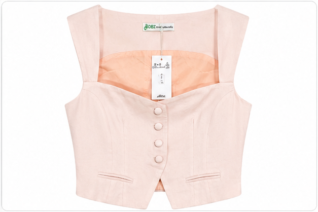 Hobz Vest 5355- Pink