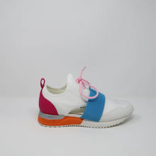 Multicolor White Sneakers