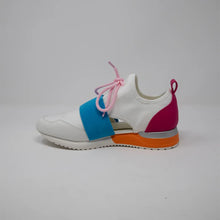 Multicolor White Sneakers