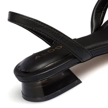 Heeled Low Black Sandals