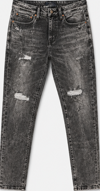 AERO Charcoal Wash Distressed Jeans — detail 1