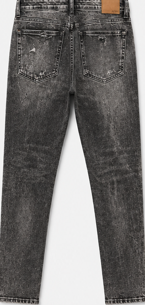 AERO Charcoal Wash Distressed Jeans — detail 2