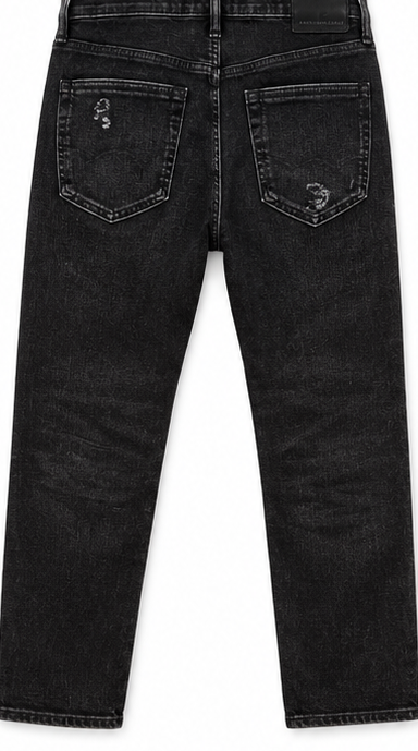 American Eagle Black Ripped Slim Jeans — detail 2