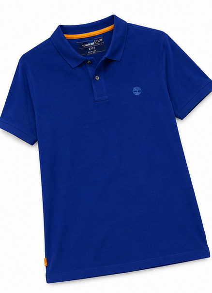 Timberland Royal Blue Polo Shirt view 4