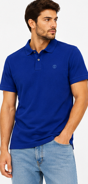 Timberland Royal Blue Polo Shirt view 5