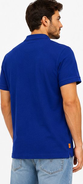 Timberland Royal Blue Polo Shirt view 6