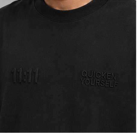 Timberland Black Quicken Yourself Graphic T-Shirt view 1