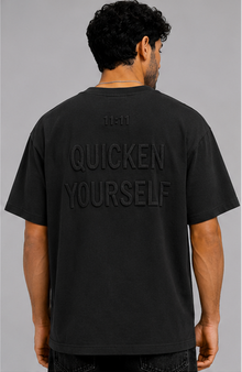 Bresha Black Quicken Yourself Graphic T-Shirt