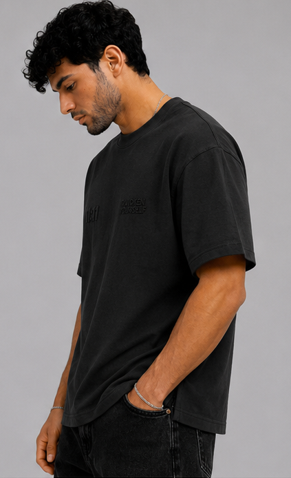 Timberland Black Quicken Yourself Graphic T-Shirt view 2