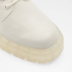 Heeled Sheer White Sneakers
