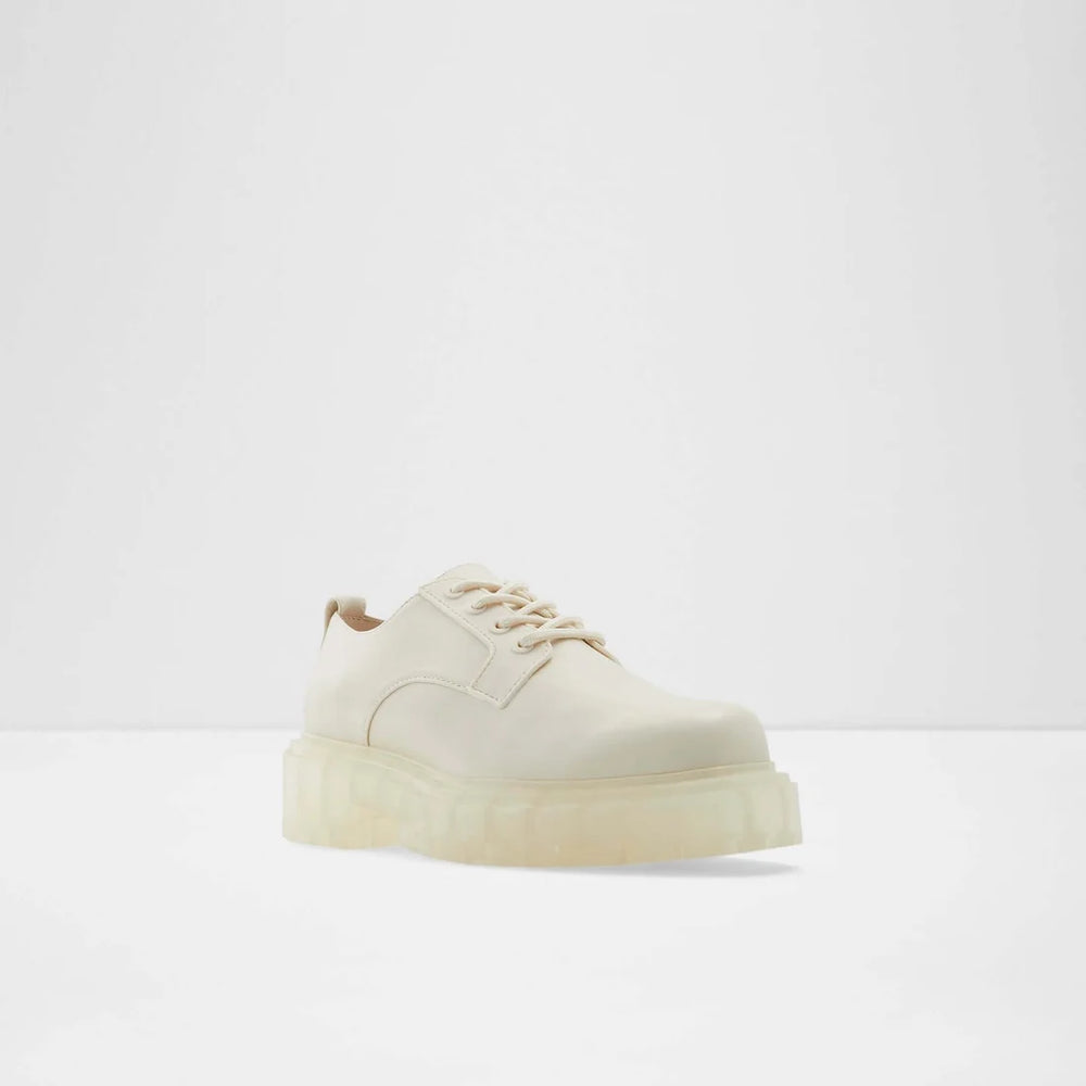 Heeled Sheer White Sneakers