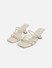 Heeled Slim-heel White Mules