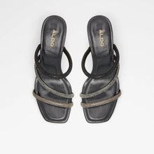 Heeled High Black Mules