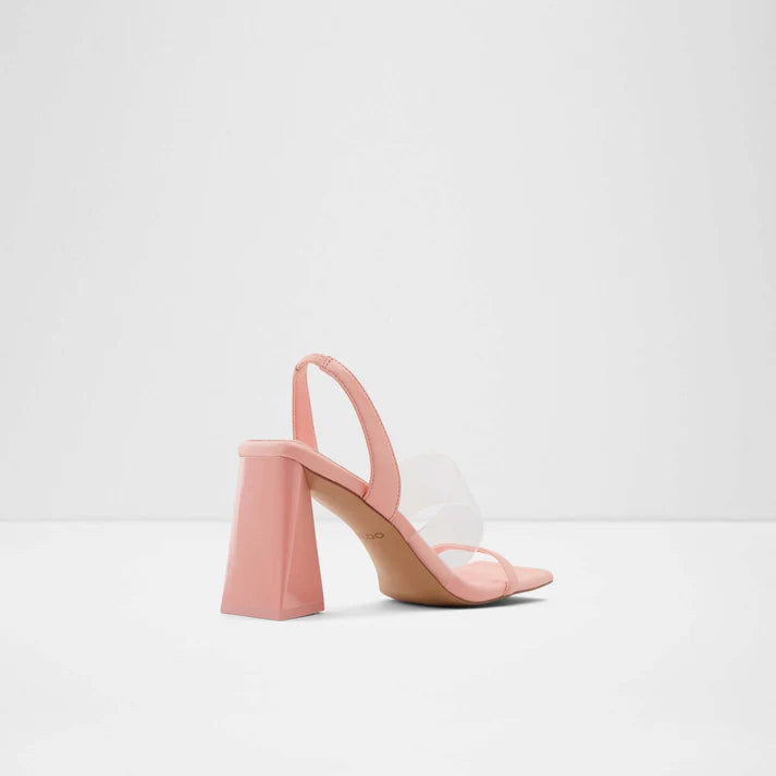 Heeled Pink Mules