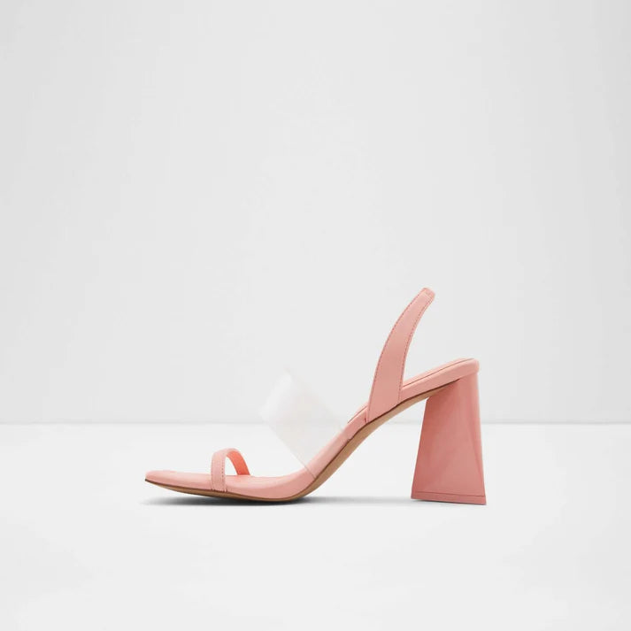 Heeled Pink Mules
