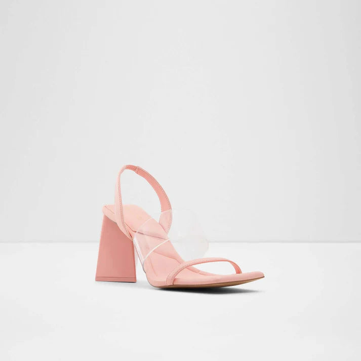 Heeled Pink Mules