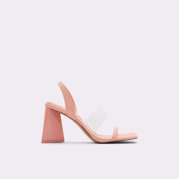 Heeled Pink Mules