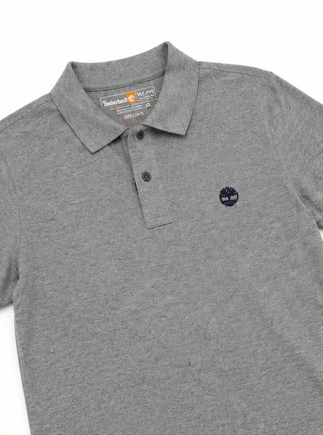 Timberland Grey Polo Shirt view 4
