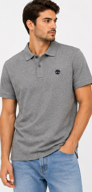 Timberland Grey Polo Shirt view 5