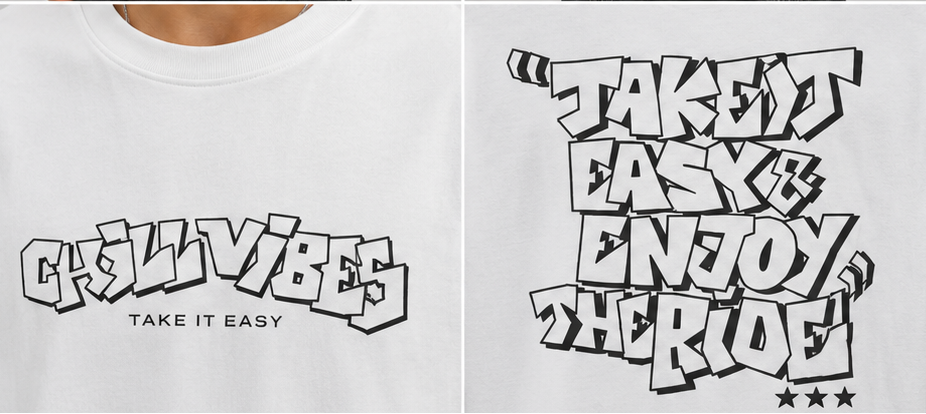 Timberland White Chill Vibes Graphic T-Shirt view 1