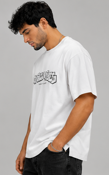 Timberland White Chill Vibes Graphic T-Shirt view 2