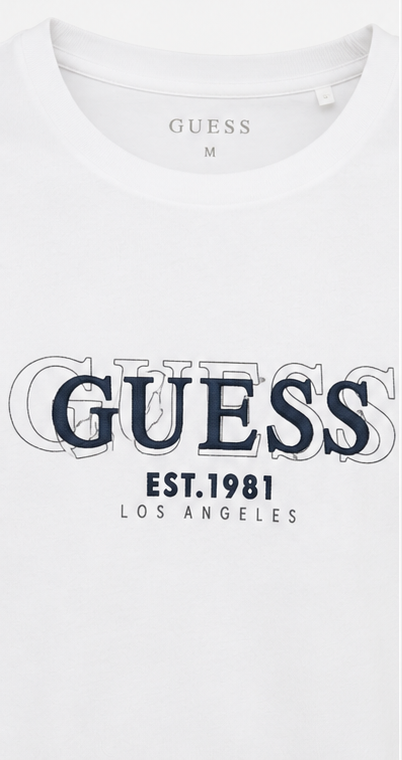 GUESS White Men's T-Shirt – Style 001