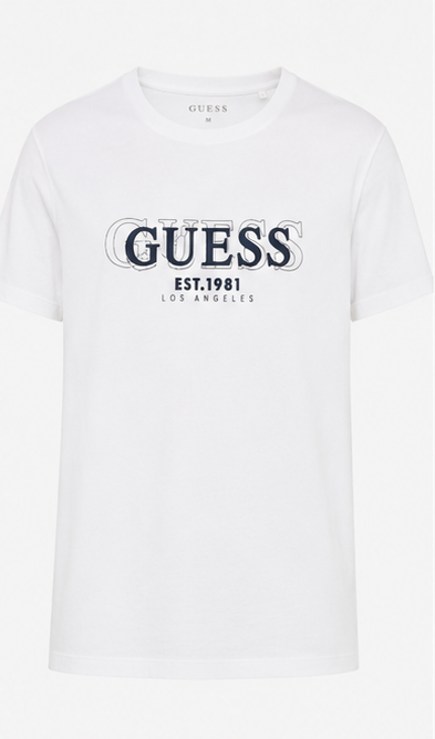 GUESS White Men's T-Shirt – Style 001