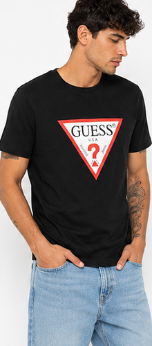 GUESS Black Men's T-Shirt – Style 002 view 1