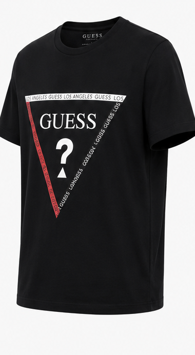 GUESS Black Men's T-Shirt – Style 003 view 6