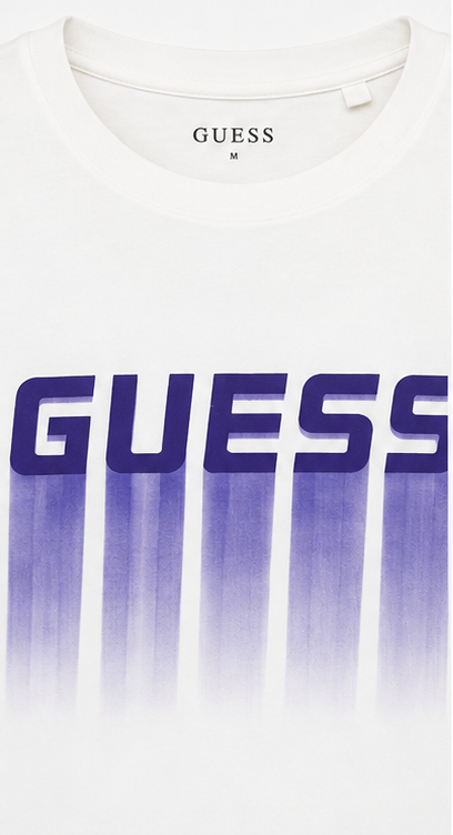 GUESS White Men's T-Shirt – Style 004 view 1
