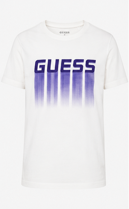 GUESS White Men's T-Shirt – Style 004